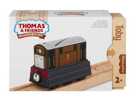 THOMAS AND FRIENDS WOODEN RAILWAY - TOBY ENGINE Online Hot Sale