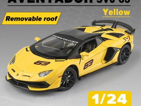 1:24 Diecast Lamborghini Aventador SVJ 63 Online Sale