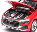 1:24 Diecast Audi Q8 Model Car Fashion