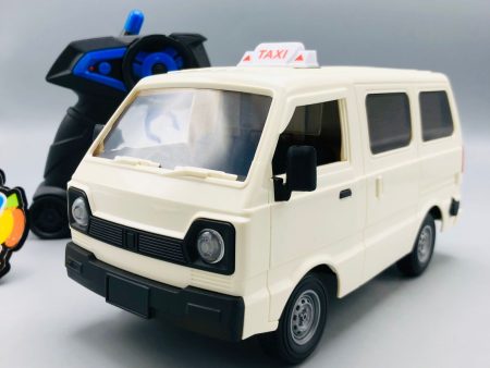 1:16 RC Taxi Van With Spray & Light Online Sale