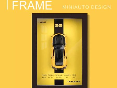 1:32 Diecast Camaro Model 3D Photo Frame Hot on Sale