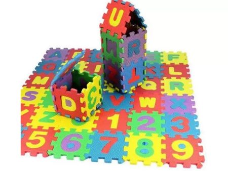 36Pcs Eva Puzzle Alpha-Numeric Mat Online Hot Sale