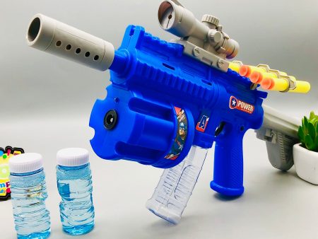 3in1 Avengers Soft Bullet & Colorful Bubble Gun Online now