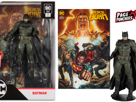 Batman 7  Inch Scale Action Figure with Black Adam Comic (Page Punchers) - (DC Direct) McFarlane Toys *SALE!* Online Sale