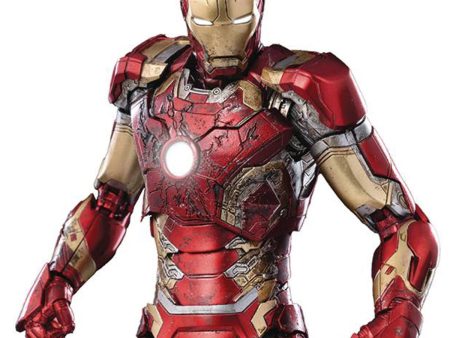 Avengers: Infinity Saga Iron Man Mark 43 DLX Battle Damage 1:12 Scale Action Figure - Threezero Online Sale