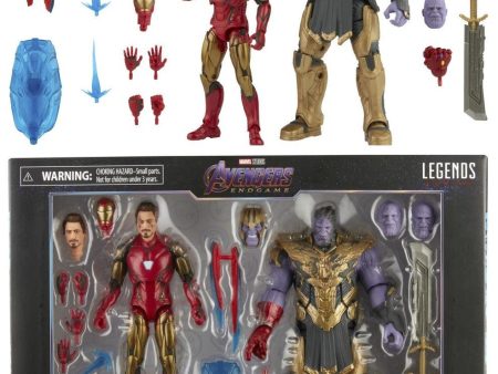 The Infinity Saga Marvel Legends Series 6  Inch Action Figure 2-Pack Iron Man Mark 85 vs. Thanos (Endgame) - Hasbro Online