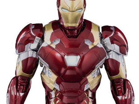 Avengers: Infinity Saga Iron Man Mark 46 DLX 1:12 Scale Action Figure - Threezero For Sale