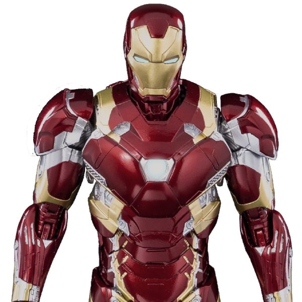 Avengers: Infinity Saga Iron Man Mark 46 DLX 1:12 Scale Action Figure - Threezero For Sale