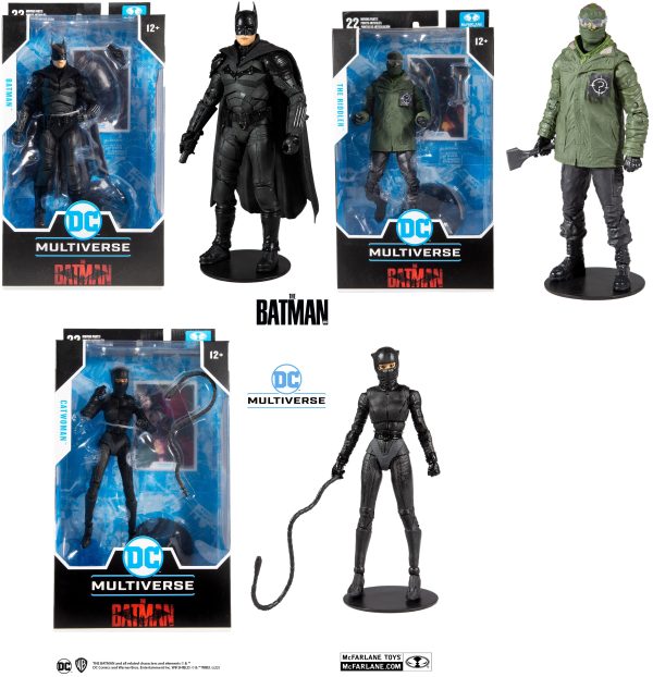 DC The Batman Movie Set of 3 (Wave 1) 7  Inch Scale Action Figure - McFarlane Toys Sale