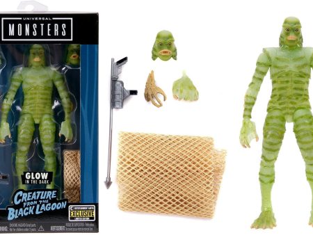 Jada - Universal Monsters Creature from the Black Lagoon Glow-in-the-Dark 6  Inch Scale Action Figure (Exclusive Limited Edition) Supply