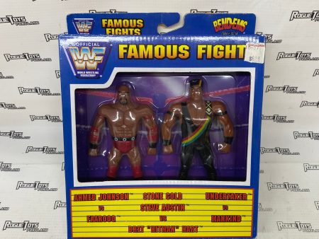 WWF Bend-Ems Famous Fights Ahmed Johnson VS Faarooq Hot on Sale