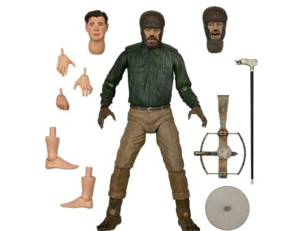 NECA - Universal Monsters Ultimate Wolf Man (Color) 7” Inch Scale Action Figure on Sale