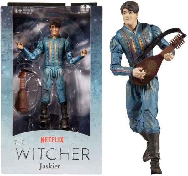 The Witcher (Netflix) Jaskier 7  Inch Scale Action Figure - McFarlane Toys *SALE!* For Sale