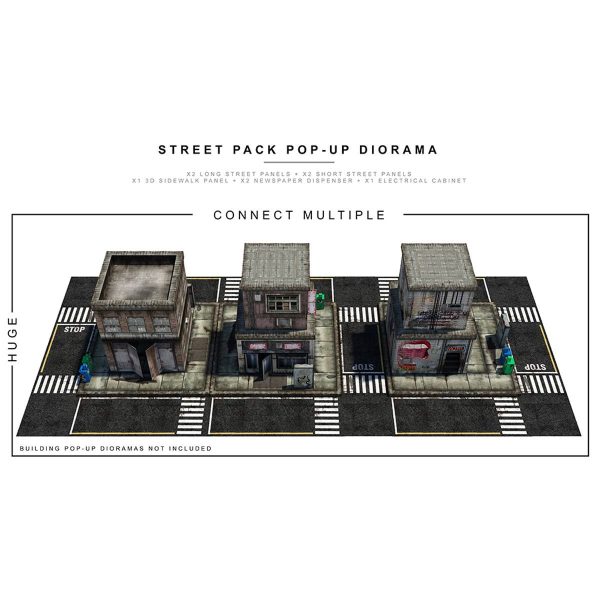 Street Pack Pop-Up 1:12 Scale Diorama - Extreme Sets *SALE!* For Discount