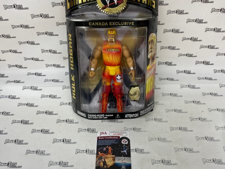 Autographed WWE Classic Super Stars Canada Exclusive Hulk Hogan Online Sale