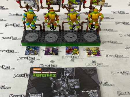 Mega Bloks Mega Construx TMNT Set of 4 Online now