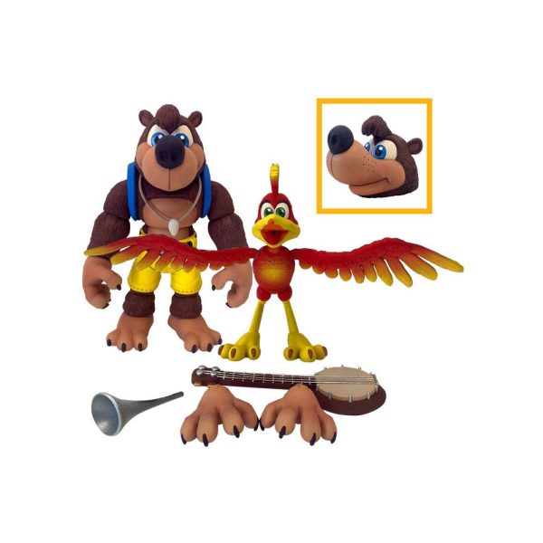 Banjo-Kazooie Banjo & Kazooie Action Figures 2-Pack - Premium DNA Toys For Sale