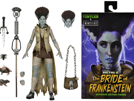 Universal Monsters x Teenage Mutant Ninja Turtles Ultimate April as The Bride 7″ Scale Action Figure - NECA on Sale