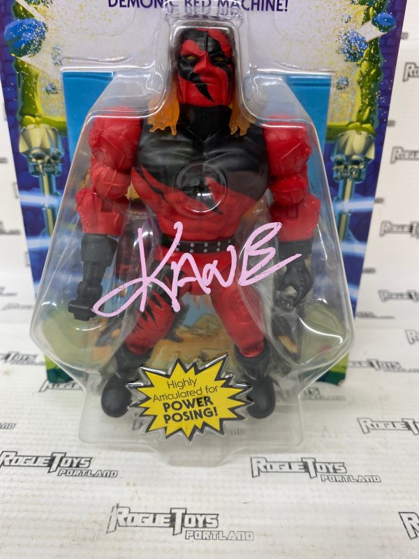 Autographed Masters of The WWE Universe Kane Fashion