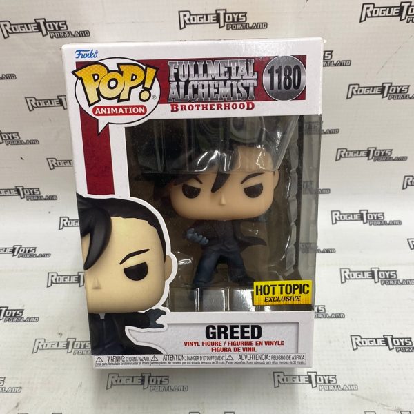 Funko POP! Animation Fullmetal Alchemist Brotherhood Greed #1180 Hot Topic Exclusive on Sale