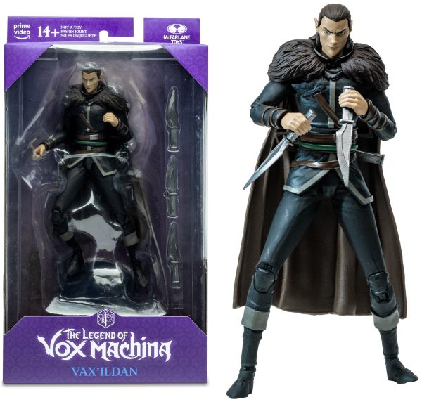 Critical Role Vax’ildan (The Legend of Vox Machina) 7  Inch Scale Action Figure - McFarlane Toys Fashion