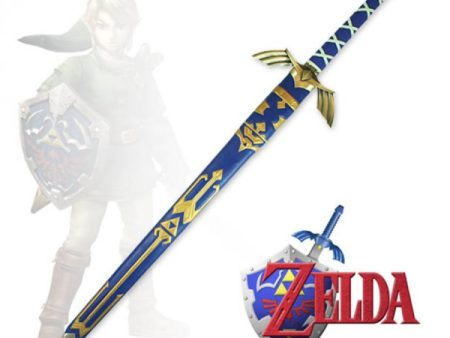 Single Straight  Legend of Zelda  Master Sword (Foam Pressed Sheath & Handle) For Sale