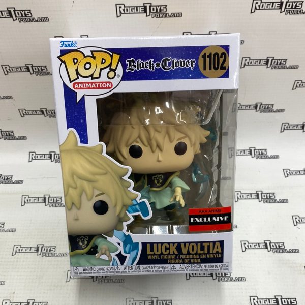 Funko POP! Animation Black Clover Luck Voltia #1102 AAA Anime Exclusive For Discount