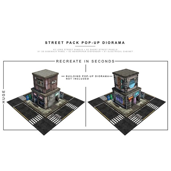 Street Pack Pop-Up 1:12 Scale Diorama - Extreme Sets *SALE!* For Discount