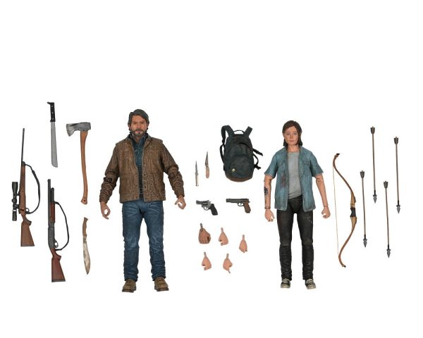 The Last of Us 2 7″ Scale Action Figures – Ultimate Joel and Ellie 2-pack - NECA For Discount