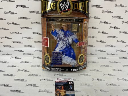 Autographed WWE Deluxe Classic Ric Flair Ringside Fest 2008 Retirement Match Exclusive Online Hot Sale