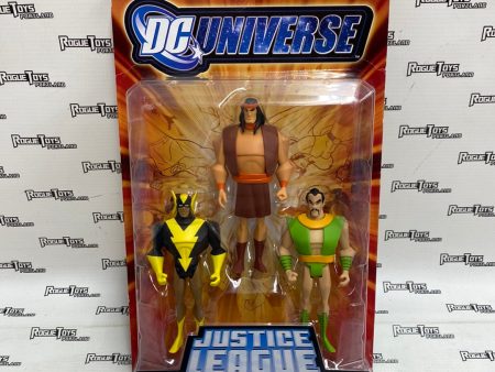 DC Universe Justice League Unlimited Fan Collection 3 Pack - Black Vulcan, Apache Chief, Samurai Discount