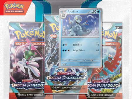 Pokemon TCG Scarlet & Violet: Paradox Rift - 3 Pack Cetitan Artibax Blister En Español on Sale