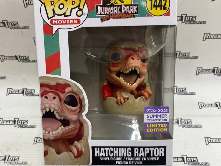 Funko POP! Movies Jurassic Park 30th Anniversary Hatching Raptor #1442 2023 Summer Con Exclusive Cheap