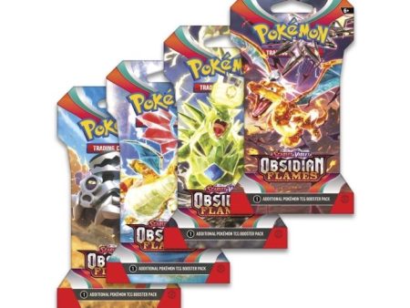 Pokemon TCG Scarlet & Violet: Obsidian Flames - Sleeved Booster En Ingles on Sale