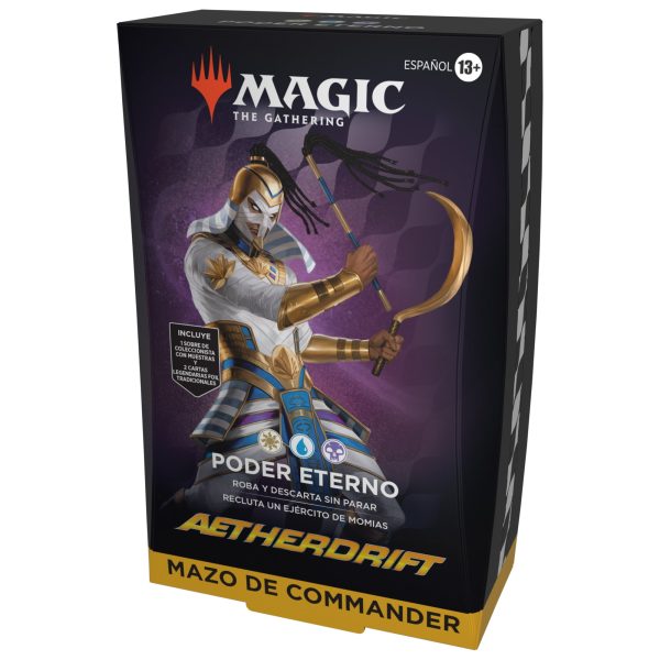 Magic The Gathering: Aetherdrift - Commander Deck En Español Display For Discount