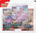 Pokemon TCG Escarlata y Purpura: Fuerzas Temporales - Booster Blister Cleffa o Cyclizar 3 Pack En Español Supply