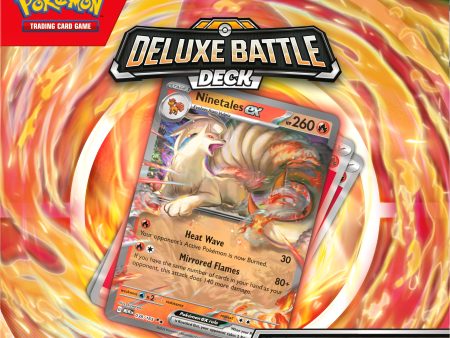 Pokemon TCG Scarlet & Violet: Deluxe Battle Deck - Ninetales Ex En Ingles Hot on Sale