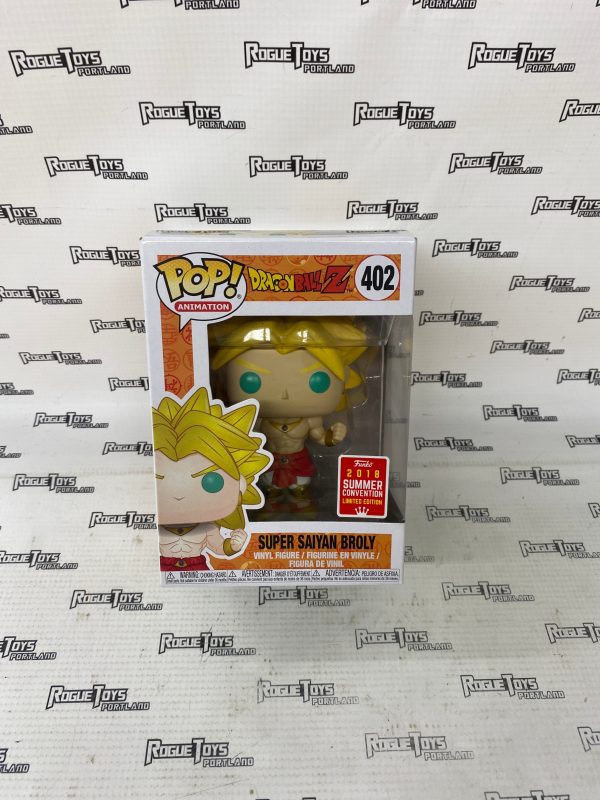 Funko POP! Animation Dragon Ball Z Super Saiyan Broly 2018 Summer Con Exclusive Fashion