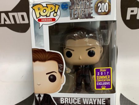 Funko POP! Heroes Justice League Bruce Wayne #200 2017 Summer Con Exclusive Supply