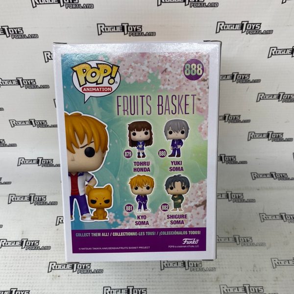 Funko POP! Animation Fruits Basket Kyo With Cat #888 Hot Topic Exclusive Discount