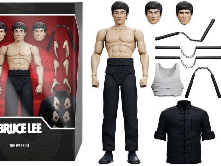 Bruce Lee ULTIMATES! Wave 1 - Bruce [The Warrior] 7  Inch Action Figure - Super7 Sale