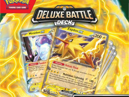 Pokemon TCG Scarlet & Violet: Deluxe Battle Deck - Zapdos Ex En English Fashion