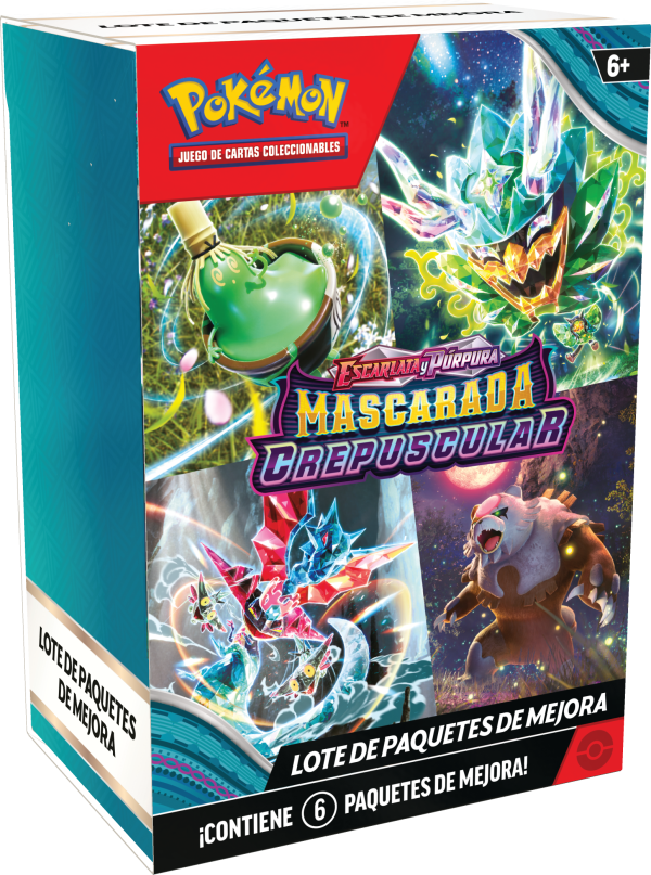 Pokemon TCG Escarlata y Purpura: Mascarada Crepuscular - Booster Bundle 6 Pack En Español Online