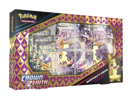 Pokemon TCG: Crown Zenith - Premium Playmat Collection Morpeko V UNION En Ingles Hot on Sale