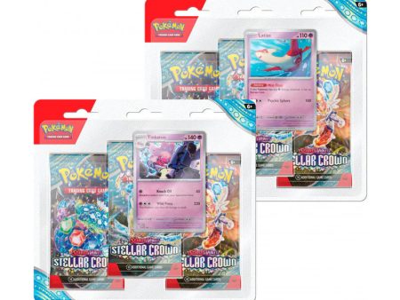 Pokemon TCG Scarlet & Violet: Stellar Crown - 3 Pack Blister Latias o Tinkaton En Ingles For Discount