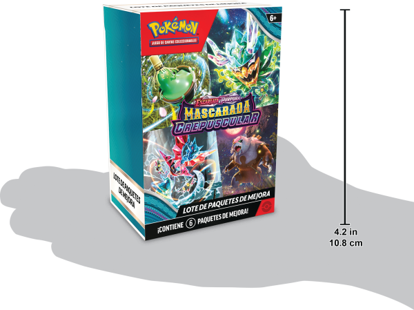 Pokemon TCG Escarlata y Purpura: Mascarada Crepuscular - Booster Bundle 6 Pack En Español Online