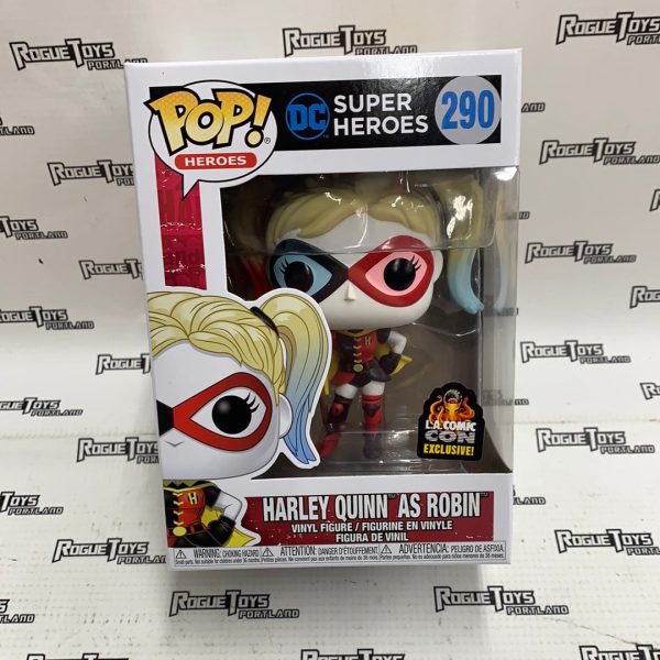 Funko POP! Heroes DC Super Heroes Harley Quinn as Robin #290 LA Comic Con Exclusive Hot on Sale