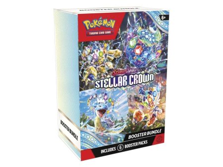 Pokemon TCG Scarlet & Violet: Stellar Crown - Booster Bundle 6 Pack En Ingles For Cheap