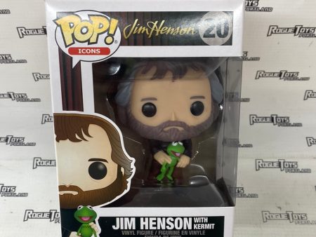 Funko POP! Icons Jim Henson with Kermit #20 For Sale